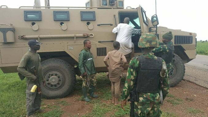 Nigerian Army OPHD Troops rescue provost and his son